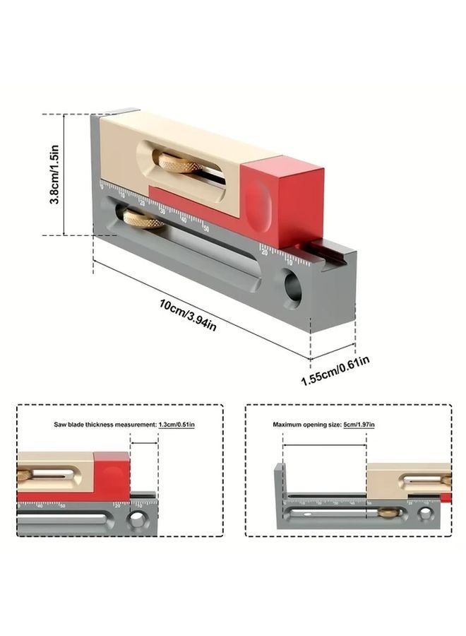 Sawtooth Adjuster Manual Slot Cutter Tool For Cabinet Making Furniture Assembly - Image 3